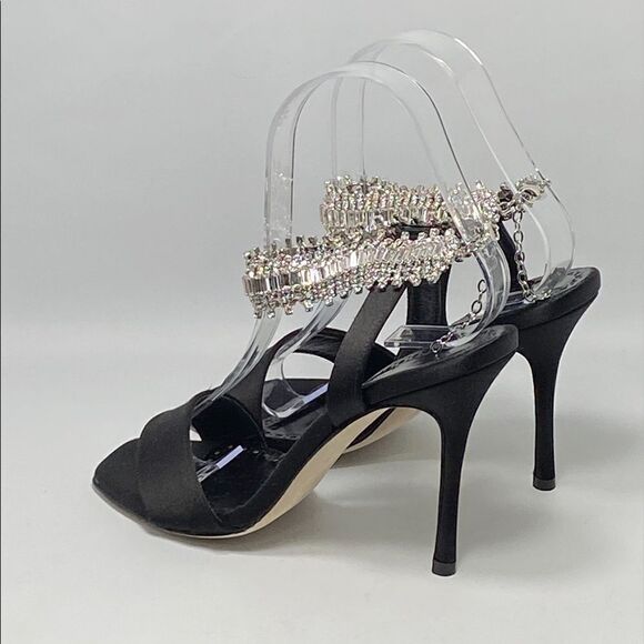 Manolo Blahnik Parinasan 105 Embellished Sandals size 35 - Picture 6 of 12